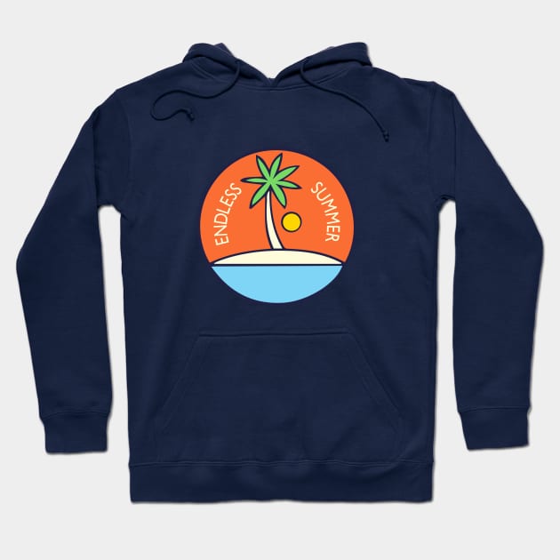 endless summer vector Hoodie by yudabento